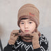Wholesale knitted wool hat pack of 2 JDC-FH-BG003 Fashionhat JoyasDeChina Children's Khaki MINIMUM 2 Wholesale Jewelry JoyasDeChina Joyas De China