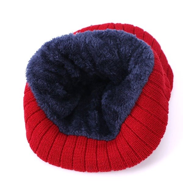 Wholesale knitted wool Plush hat JDC-FH-LS010 Fashionhat JoyasDeChina Wholesale Jewelry JoyasDeChina Joyas De China