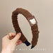 Wholesale knitted woolen bear headband JDC-HD-XuF001 Headband 旭帆 brown Wholesale Jewelry JoyasDeChina Joyas De China