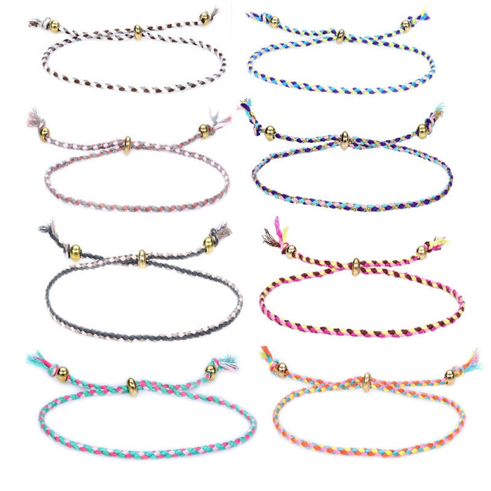Wholesale knitting hand national Tibetan cotton rope tassel Bracelet JDC-BT-Yiye002 Bracelets 益烨 Wholesale Jewelry JoyasDeChina Joyas De China