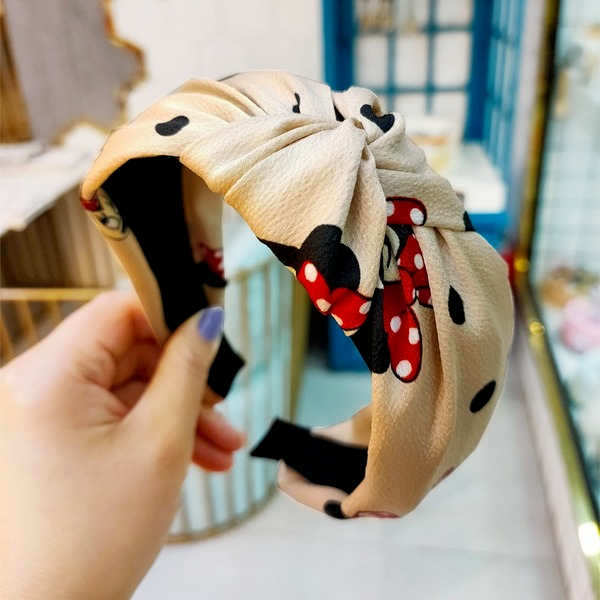 Bulk Jewelry Wholesale Knot Mickey Headband JDC-HD-O041 Wholesale factory from China YIWU China