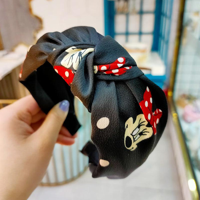 Wholesale Knot Mickey Headband JDC-HD-O041 headband JoyasDeChina Black Mickey Wholesale Jewelry JoyasDeChina Joyas De China