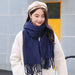 Wholesale Korean imitation cashmere scarf JDC-SF-GSLX001 scarf JoyasDeChina blue 200cm Wholesale Jewelry JoyasDeChina Joyas De China