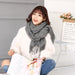 Wholesale Korean imitation cashmere scarf JDC-SF-GSLX001 scarf JoyasDeChina Medium grey 200cm Wholesale Jewelry JoyasDeChina Joyas De China