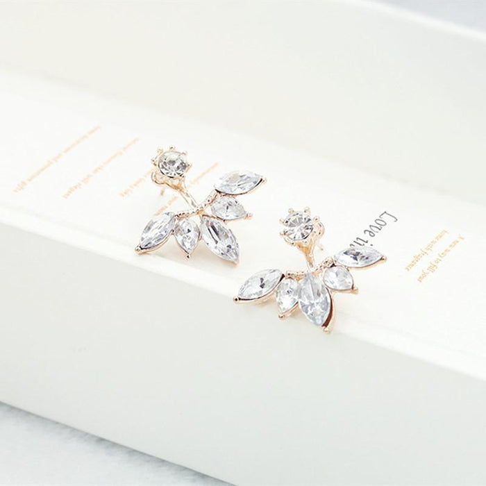 Wholesale Korean version of zircon daisy flower studs JDC-ES-b059 earrings JoyasDeChina Golden Wholesale Jewelry JoyasDeChina Joyas De China