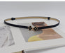 Wholesale Ladies PU Leather Clover Thin Belt JDC-WB-YunT002 Womenbelt 云图 dark blue 96 Wholesale Jewelry JoyasDeChina Joyas De China