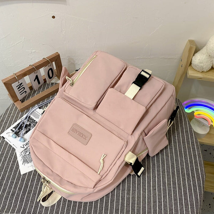 Wholesale large capacity canvas backpack JDC-BP-MJ001 Backpack Bags 麦嘉 Wholesale Jewelry JoyasDeChina Joyas De China