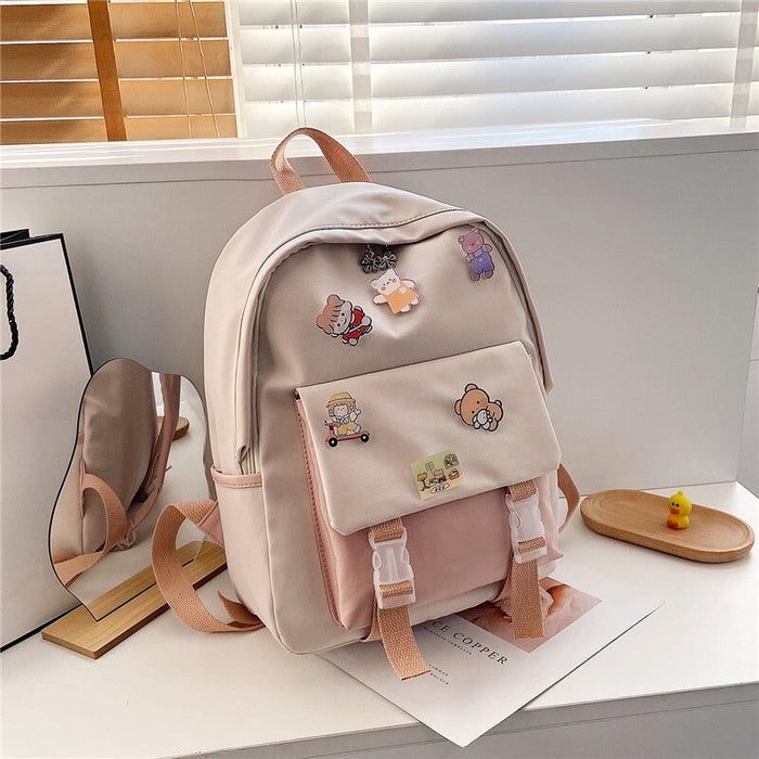 Wholesale large capacity canvas backpack JDC-BP-MJ002 Backpack Bags 麦嘉 Wholesale Jewelry JoyasDeChina Joyas De China