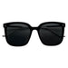 Wholesale large frame Tan anti UV fashion sunglasses JDC-SG-JinF040 Sunglasses 季丰 Wholesale Jewelry JoyasDeChina Joyas De China