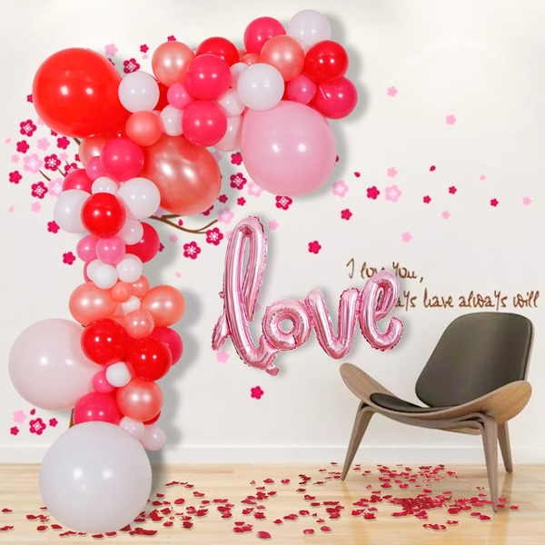 Wholesale Latex/Aluminum Film Valentine's Day Decorative Balloons Set JDC-BL-Qih004 祺惠 Wholesale Jewelry JoyasDeChina Joyas De China