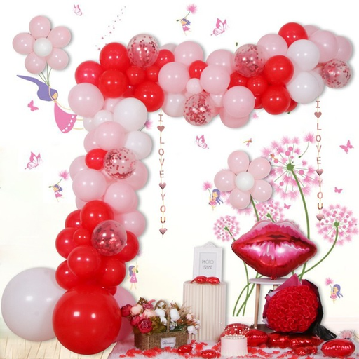 Wholesale Latex/Aluminum Film Valentine's Day Decorative Balloons Set JDC-BL-Qih005 祺惠 Wholesale Jewelry JoyasDeChina Joyas De China