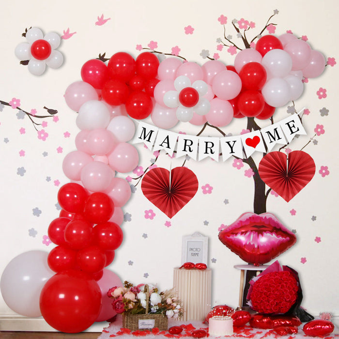 Wholesale Latex/Aluminum Film Valentine's Day Decorative Balloons Set JDC-BL-Qih005 祺惠 set A Wholesale Jewelry JoyasDeChina Joyas De China