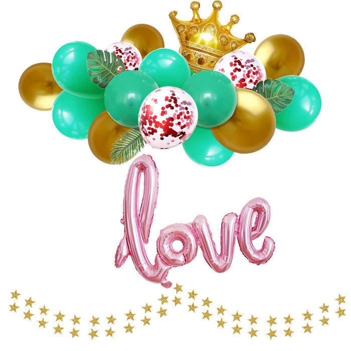 Wholesale Latex/Aluminum Film Valentine's Day Decorative Balloons Set JDC-BL-Qih009 祺惠 10 Wholesale Jewelry JoyasDeChina Joyas De China
