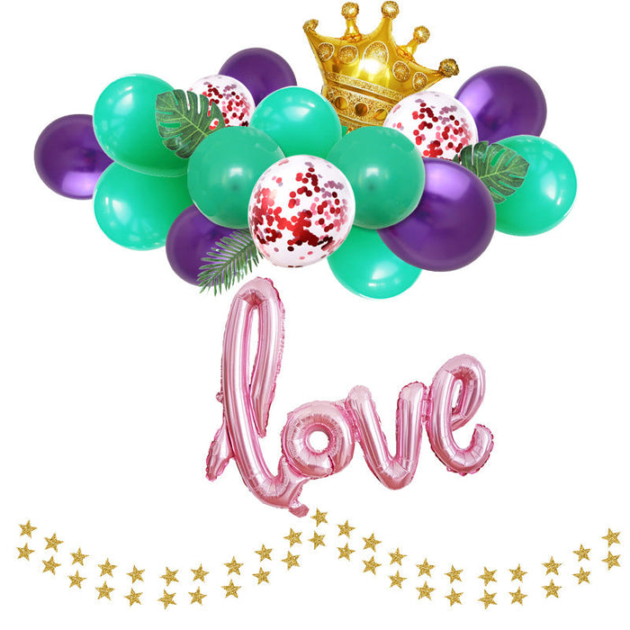 Wholesale Latex/Aluminum Film Valentine's Day Decorative Balloons Set JDC-BL-Qih009 祺惠 12 Wholesale Jewelry JoyasDeChina Joyas De China