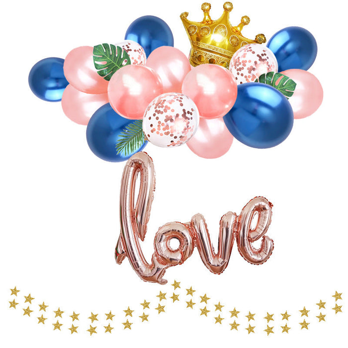 Wholesale Latex/Aluminum Film Valentine's Day Decorative Balloons Set JDC-BL-Qih009 祺惠 15 Wholesale Jewelry JoyasDeChina Joyas De China