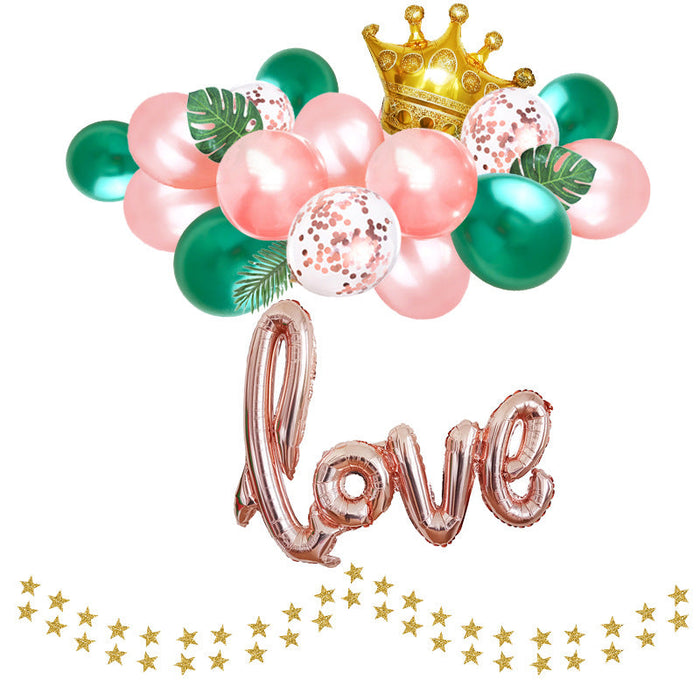 Wholesale Latex/Aluminum Film Valentine's Day Decorative Balloons Set JDC-BL-Qih009 祺惠 16 Wholesale Jewelry JoyasDeChina Joyas De China