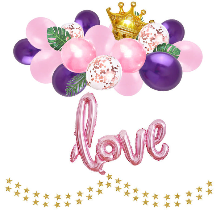 Wholesale Latex/Aluminum Film Valentine's Day Decorative Balloons Set JDC-BL-Qih009 祺惠 4 Wholesale Jewelry JoyasDeChina Joyas De China
