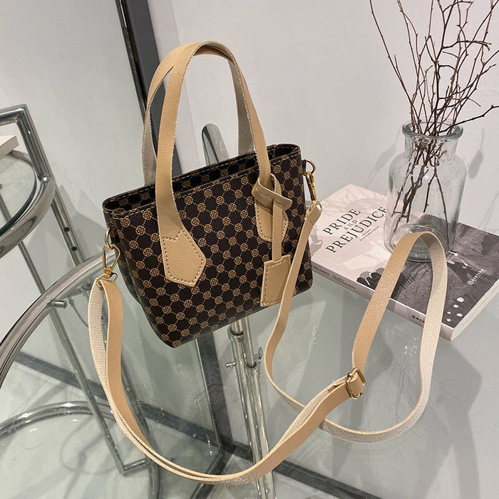 Wholesale lattice Tote Bag New Fashion Handbag JDC-HB-Xinc001 Handbags 狮岭鑫 Wholesale Jewelry JoyasDeChina Joyas De China