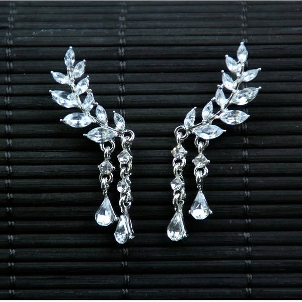 Bulk Jewelry Wholesale leaf Tassel Earrings alloy  JDC-ES-b085 Wholesale factory from China YIWU China