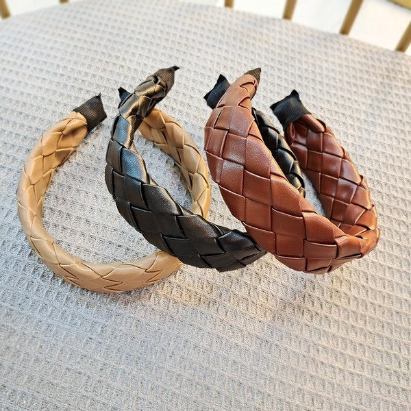 Wholesale leather braided headband JDC-HD-GSCX040 Headband JoyasDeChina Wholesale Jewelry JoyasDeChina Joyas De China