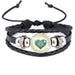 Wholesale Leather Crystal MOM Love Mother's Day Bracelet JDC-BT-NingX004 Bracelet 柠祥 Wholesale Jewelry JoyasDeChina Joyas De China