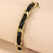 Wholesale leather geometric Bracelet JDC-BT-YWJQ013 Bracelet 义乌精巧 1 Wholesale Jewelry JoyasDeChina Joyas De China