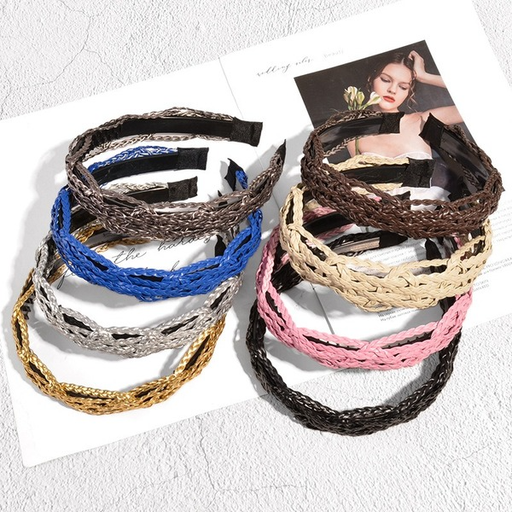 Bulk Jewelry Wholesale leather hollow-out leather headband JDC-HD-K071 Wholesale factory from China YIWU China