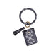 Wholesale leather Keychains wristlet keychain JDC-KC-GSJM013 Keychains JoyasDeChina Black k68170 Wholesale Jewelry JoyasDeChina Joyas De China