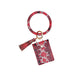 Wholesale leather Keychains wristlet keychain JDC-KC-GSJM013 Keychains JoyasDeChina Red k68170 Wholesale Jewelry JoyasDeChina Joyas De China