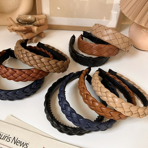 Wholesale leather multicolor twist Headband JDC-HD-MS016 Headband JoyasDeChina Wholesale Jewelry JoyasDeChina Joyas De China