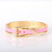 Wholesale Leather Plating Alloy Bracelet JDC-BT-DZL003 Bracelet 蝶之恋 pink Wholesale Jewelry JoyasDeChina Joyas De China