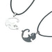 Wholesale leather rope couple necklace JDC-NE-ChenH003 Necklaces 宸翰 Wholesale Jewelry JoyasDeChina Joyas De China