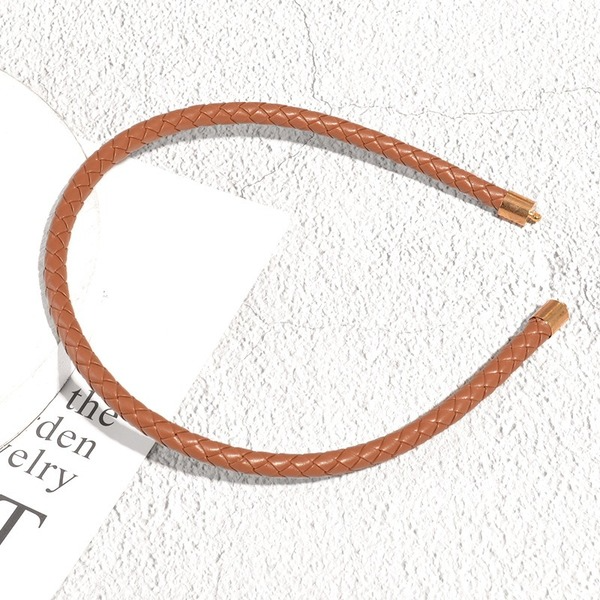 Bulk Jewelry Wholesale leather thin edge solid color Headband JDC-HD-K026 Wholesale factory from China YIWU China
