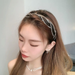 Wholesale leather winding rhinestone headband JDC-HD-O233 Headband JoyasDeChina Wholesale Jewelry JoyasDeChina Joyas De China