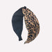 Wholesale leopard color matching Headband JDC-HD-O219 Headband JoyasDeChina Black leopard cross hair band Wholesale Jewelry JoyasDeChina Joyas De China