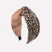 Wholesale leopard color matching Headband JDC-HD-O219 Headband JoyasDeChina Curry leopard print cross hair hoops Wholesale Jewelry JoyasDeChina Joyas De China