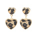 Wholesale Leopard Drop Geometric Circle Heart Leather Earrings Set JDC-ES-ZhanY016 Earrings 展言 7 Wholesale Jewelry JoyasDeChina Joyas De China