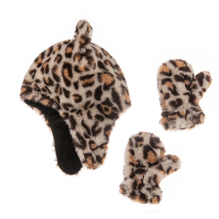 Wholesale leopard imitation mink hat JDC-FH-XB-015 FashionHat 小贝 beige Wholesale Jewelry JoyasDeChina Joyas De China