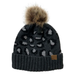 Wholesale leopard pattern flanging knitted woolen hat with fur ball JDC-FH-GSXK009 Fashionhat JoyasDeChina Wholesale Jewelry JoyasDeChina Joyas De China