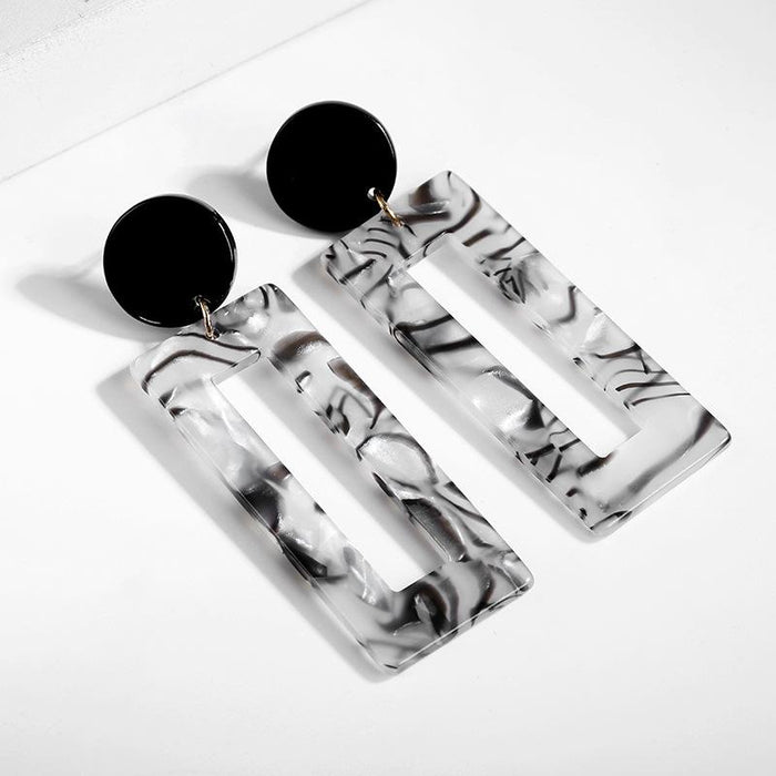 Bulk Jewelry Wholesale leopard print acrylic earrings JDC-ne-b115 Wholesale factory from China YIWU China