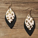 Wholesale Leopard Print Double Leather Earrings JDC-ES-Saip008 Earrings 赛蒲 Wholesale Jewelry JoyasDeChina Joyas De China