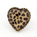 Bulk Jewelry Wholesale leopard-print open heart rings in alloy JDC-RS-wy072 Wholesale factory from China YIWU China
