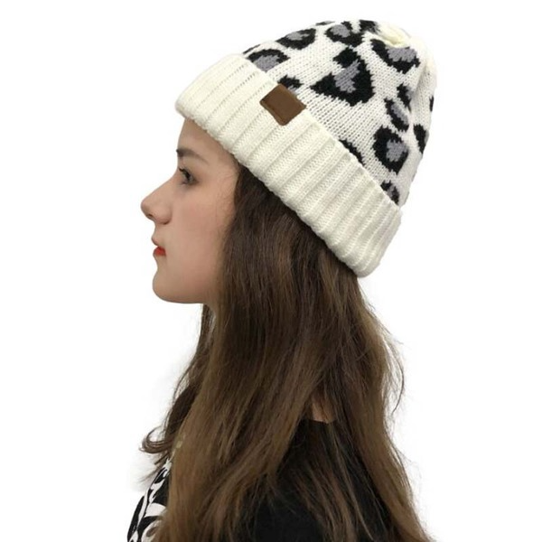Wholesale leopard print woolen knit hat JDC-FH-GSXK008 Fashionhat JoyasDeChina Wholesale Jewelry JoyasDeChina Joyas De China