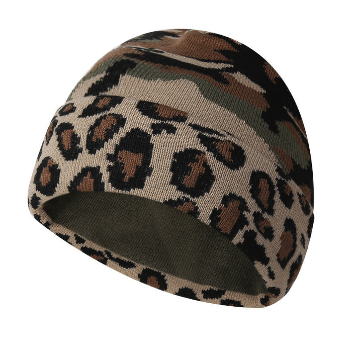 Wholesale leopard wool hat JDC-FH-GSYH101 FashionHat 予画 Camouflage Average code Wholesale Jewelry JoyasDeChina Joyas De China