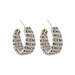 Wholesale letter C shaped alloy earrings JDC-ES-W342 Earrings JoyasDeChina Wholesale Jewelry JoyasDeChina Joyas De China
