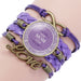 Wholesale letter time gem multi-layer woven leather bracelet JDC-BT-NingX002 Bracelets 柠祥 12008901 Wholesale Jewelry JoyasDeChina Joyas De China