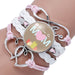 Wholesale letter time gem multi-layer woven leather bracelet JDC-BT-NingX002 Bracelets 柠祥 Wholesale Jewelry JoyasDeChina Joyas De China