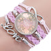 Wholesale letter time gem multi-layer woven leather bracelet JDC-BT-NingX002 Bracelets 柠祥 Wholesale Jewelry JoyasDeChina Joyas De China