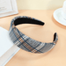 Wholesale light blue PU leather hair band JDC-HD-O354 Headband 潮炫 Wholesale Jewelry JoyasDeChina Joyas De China