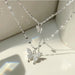 Wholesale light luxury niche clavicle Chain Necklace JDC-NE-RL008 NECKLACE JoyasDeChina White Wholesale Jewelry JoyasDeChina Joyas De China